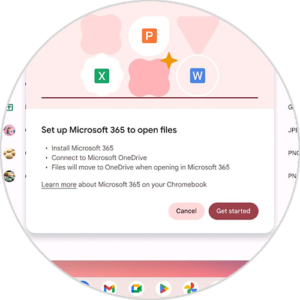 Thumbnail of Microsoft 365 setup on ChromeOS